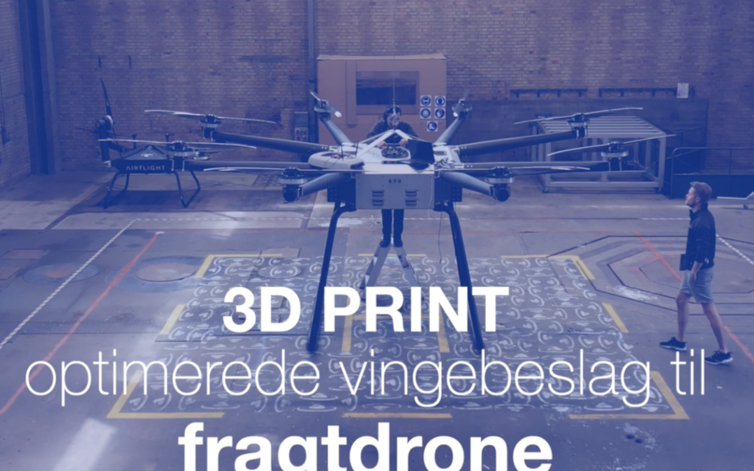 3D-printet design får drone til at flyve længere og løfte tungere